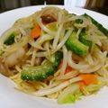 サニーパイ★'s cooksnap of when they made シンプルに栄養満点！ ゴーヤ焼きそば.
