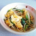 にきてぃー's cooksnap of when they made お花畑炒め　ニラ卵もやし.