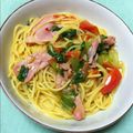 atsuryoku鍋's cooksnap of when they made トマトと生ハムのさっぱり冷製パスタ.