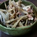 ＋SUN3's cooksnap of when they made こんにゃくとゴボウのコンソメ煮.