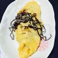 ジンベえちゃん's cooksnap of when they made 納豆オムレツ★塩昆布のせ.