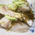 ピーチ♡チョコレート's cooksnap of when they made もずくと塩鯖の和え物.