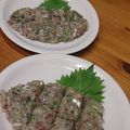 ももりん818's cooksnap of when they made 鯵のなめろう.