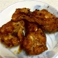 ちょろ介's cooksnap of when they made カリッとジューシー♪鶏手羽の甘辛揚げ★.