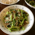 まねまね大好き's cooksnap of when they made 小松菜と丹波しめじの中華炒め♪.