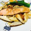 ジンベえちゃん's cooksnap of when they made 鮭のワイン蒸し.
