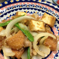 mikancase's cooksnap of when they made 厚揚げと新玉の味噌炒め♪.