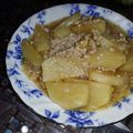 ブロッコリーの部屋's cooksnap of when they made カブと鶏挽肉の煮物.