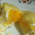 pinga♪'s cooksnap of when they made レンジで簡単。大葉と油揚げたまご.