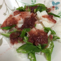 yumi☆take's cooksnap of when they made オクラと大根の梅和え(長いもときゅうり）.