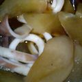 303030's cooksnap of when they made 定番！味がしみ～た大根といかの煮物.