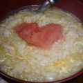 うさっぷる's cooksnap of when they made 体に優しい…みぞれ雑炊.