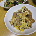 ゆけり３兄弟's cooksnap of when they made ささみフライ卵とじ丼♪カツ丼風です。.