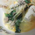 沙耶（＾ω＾）'s cooksnap of when they made 春菊とひき肉で♪簡単すき焼き＊。.