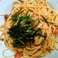 りっ太's cooksnap of when they made 美味♪たらこスパゲティ.
