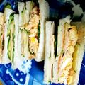 ナナ☆ナナ's cooksnap of when they made ハム・きゅうり＆卵・レタスのサンドイッチ.