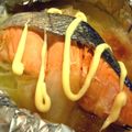 きょうかはんか's cooksnap of when they made ちょっぴりこってり！鮭のホイル焼き.