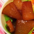 ふちこさんさん's cooksnap of when they made 甘〜い大根の煮物.
