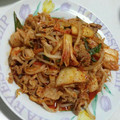 えりぷた's cooksnap of when they made 我が家の豚キムチ炒め.