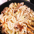 元エスパー伊東's cooksnap of when they made 白菜で★すき焼き風焼きうどん.