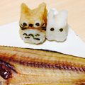 kewpie♪'s cooksnap of when they made 大根おろしアート!簡単トトロ☆.
