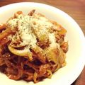 ばるぼら0046's cooksnap of when they made ちょっとリッチなナポリタン.