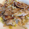 もえちん☆'s cooksnap of when they made ネギ好き夫のための♡豚肉ネギ油　塩炒め.
