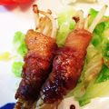イヌミ's cooksnap of when they made もやしの豚バラ巻き（しょうが焼き風）.