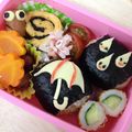 ぽちじゅん's cooksnap of when they made キャラ弁おかず　傘デコ！梅雨にピッタリ！.