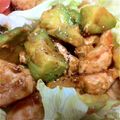 olivia206's cooksnap of when they made 鶏肉とアボカドのわさび醤油炒め.