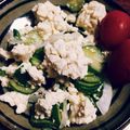 akaw's cooksnap of when they made 豆腐とキュウリと大根と大葉のごまあえ.
