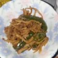 マダムユキ's cooksnap of when they made 切干大根とピーマンの麺つゆバター炒め.