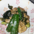 マダムユキ's cooksnap of when they made 簡単うまい牛肉わかめきゅうりの炒め物☆.