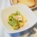バカリャウ's cooksnap of when they made 簡単☆鮭とブロッコリーとゆで卵のサラダ.