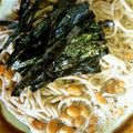 ＊りく♪'s cooksnap of when they made ぶっかけ納豆卵☆蕎麦バージョン.