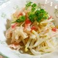SP♪'s cooksnap of when they made 切り干しともやしのうめ酢和え.