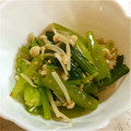 チョコさく's cooksnap of when they made 【副菜】ほうれん草とエノキのお浸し.