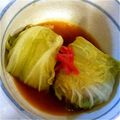 ＊アベリ＊'s cooksnap of when they made 仙台の油麩＆椎茸の白菜ロール♪.