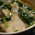 でーで's cooksnap of when they made 厚揚げと小松菜とじゃこの煮びたし.
