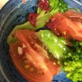 ふゆのくちどけ's cooksnap of when they made ♪ブロッコリーとトマトの梅ごま和え♪.