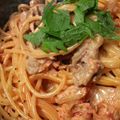 CoffeeCoco's cooksnap of when they made 豚キムチパスタ。.