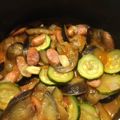 鳳蝶Ageha's cooksnap of when they made 茄子とズッキーニのトマト煮.