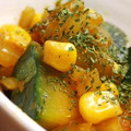 shinyui's cooksnap of when they made ✿かぼちゃととうもろこしのコンソメ煮✿.