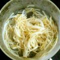 よしよしさん☆'s cooksnap of when they made レンジで簡単もやしのナムル.