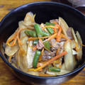 のりぴっぴ。's cooksnap of when they made 牛肉とごぼうの煮物.