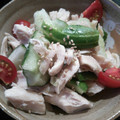 ハルとサスケ's cooksnap of when they made きゅうりとささみのごま油あえ.