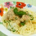 ぽち01's cooksnap of when they made さっぱり♪バジルツナおろしスパゲティー♡.
