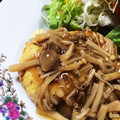 ＊ひじきまま＊'s cooksnap of when they made 揚げ出し豆腐 きのこあん.