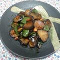 すがみほ's cooksnap of when they made 茄子とししとうのピーナッツ味噌炒め.