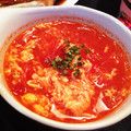 MiKi＊T's cooksnap of when they made 簡単トマトと卵の春雨入り中華スープ。.